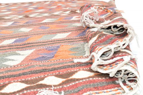 Kilim Purple Flat Woven 45 X 82 Area Rug 100-74678 Image 6
