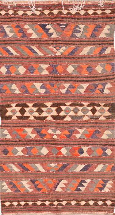 Kilim Purple Flat Woven 45 X 82 Area Rug 100-74678 Image 0