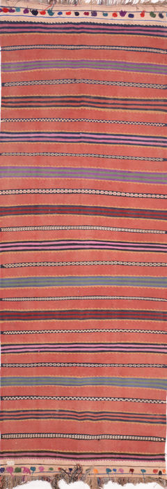Kilim Red Runner Flat Woven 42 X 1110 Area Rug 100-74680 Image 0