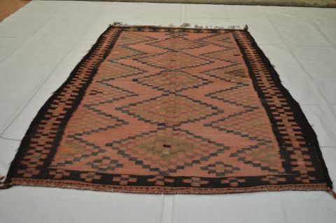 Kilim Purple Runner Flat Woven 49 X 112 Area Rug 100-74681 Image 5