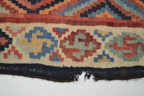 Kilim Multicolor Runner Flat Woven 41 X 106 Area Rug 100-74683 Image 5