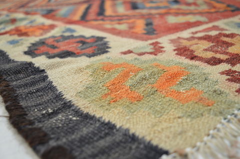 Kilim Multicolor Runner Flat Woven 41 X 106 Area Rug 100-74683 Image 7