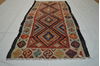 Kilim Multicolor Runner Flat Woven 41 X 106  Area Rug 100-74683 Thumb 6