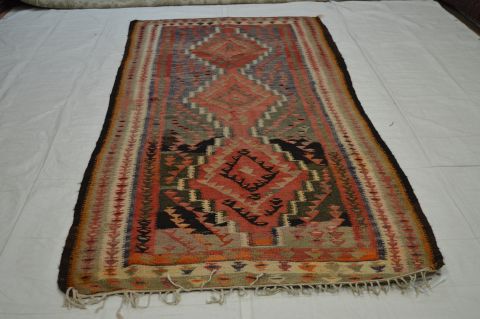 Kilim Purple Runner Flat Woven 43 X 102 Area Rug 100-74686 Image 8