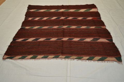 Kilim Brown Square Flat Woven 58 X 60 Area Rug 100-74687 Image 6