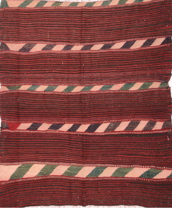 Kilim Brown Square Flat Woven 58 X 60 Area Rug 100-74687 Image 0