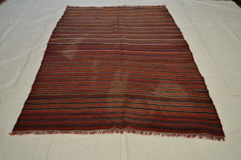 Kilim Red Flat Woven 49 X 91 Area Rug 100-74689 Image 7