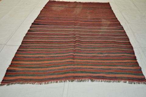 Kilim Red Flat Woven 49 X 91 Area Rug 100-74689 Image 8