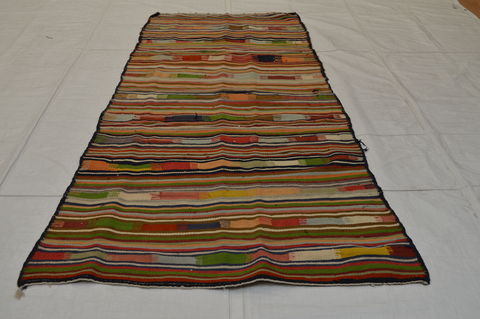 Kilim Orange Runner Flat Woven 35 X 96 Area Rug 100-74691 Image 5