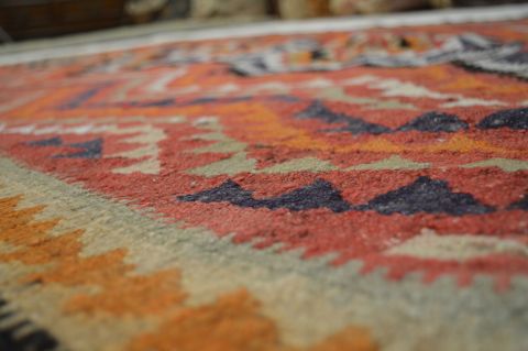 Kilim Purple Flat Woven 51 X 94 Area Rug 100-74697 Image 1