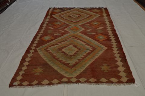 Kilim Purple Flat Woven 49 X 86 Area Rug 100-74699 Image 2