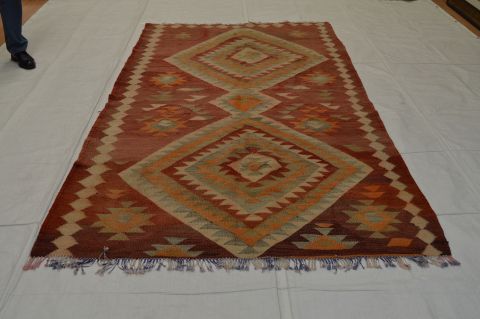 Kilim Purple Flat Woven 49 X 86 Area Rug 100-74699 Image 3