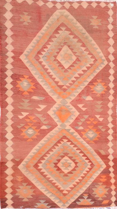 Kilim Purple Flat Woven 49 X 86 Area Rug 100-74699 Image 0