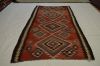 Kilim Red Runner Flat Woven 411 X 102 Area Rug 100-74702 Thumb 2