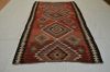 Kilim Red Runner Flat Woven 411 X 102 Area Rug 100-74702 Thumb 4