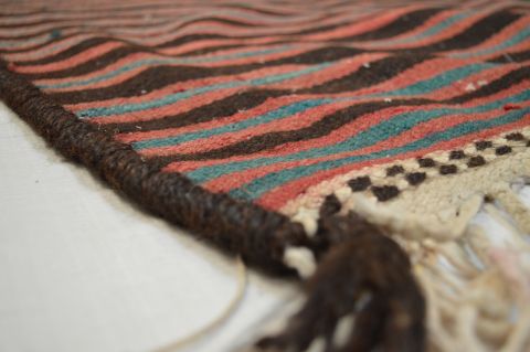 Kilim Red Runner Flat Woven 49 X 96 Area Rug 100-74704 Image 1