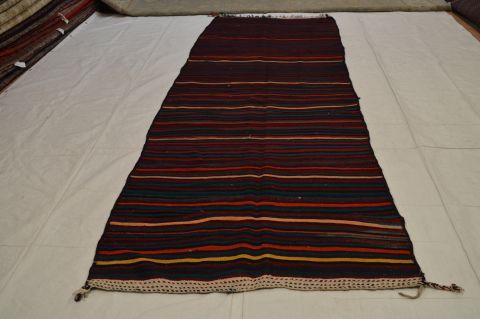 Kilim Red Runner Flat Woven 42 X 1110 Area Rug 100-74707 Image 4