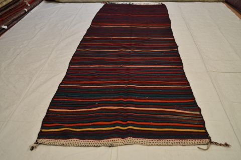 Kilim Red Runner Flat Woven 42 X 1110 Area Rug 100-74707 Image 5