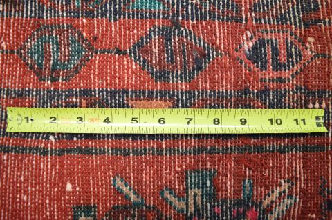 Hamedan Red Runner Hand Knotted 44 X 104 Area Rug 100-74733 Image 6