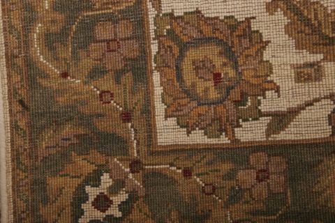 Sarouk Beige Hand Knotted 30 X 410 Area Rug 155-74738 Image 8