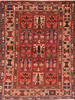 Bakhtiar Red Hand Knotted 50 X 67  Area Rug 100-74742 Thumb 0