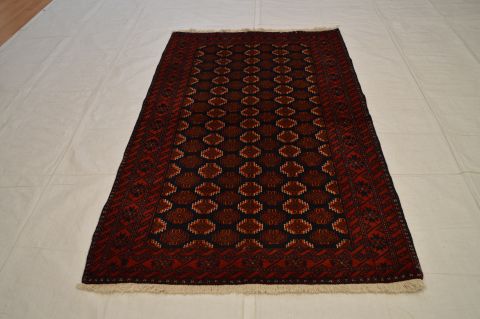 Baluch Blue Hand Knotted 39 X 69 Area Rug 100-74757 Image 3