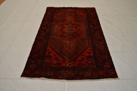 Zanjan Red Hand Knotted 310 X 65 Area Rug 100-74758 Image 3