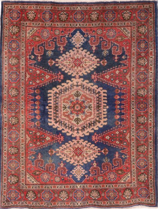 Tabriz Multicolor Hand Knotted 52 X 68  Area Rug 100-74762 Image 0