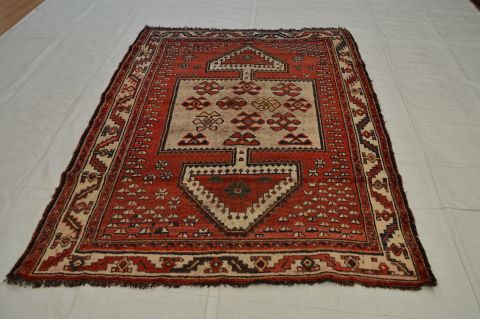 Shiraz Multicolor Hand Knotted 50 X 70 Area Rug 100-74764 Image 3