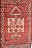 Shiraz Orange Hand Knotted 50 X 70 Area Rug 100-74764 Thumb 0