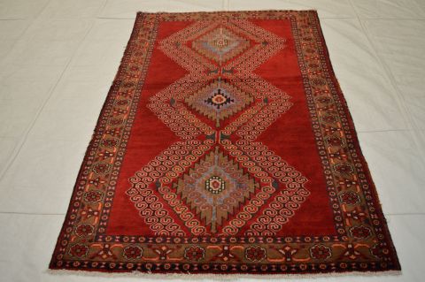 Baluch Red Hand Knotted 40 X 65 Area Rug 100-74767 Image 3