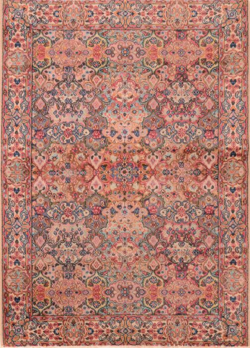 Tabriz Multicolor Hand Knotted 44 X 511  Area Rug 100-74770 Image 0