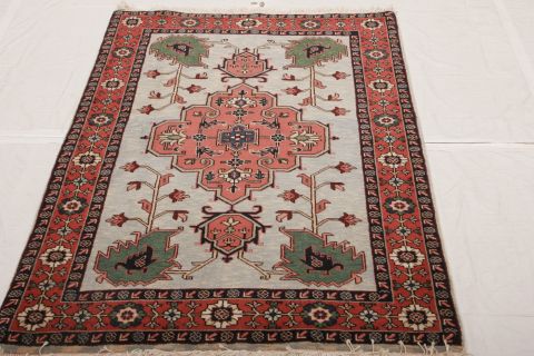 Tabriz Multicolor Hand Knotted 32 X 50  Area Rug 155-74780 Image 1