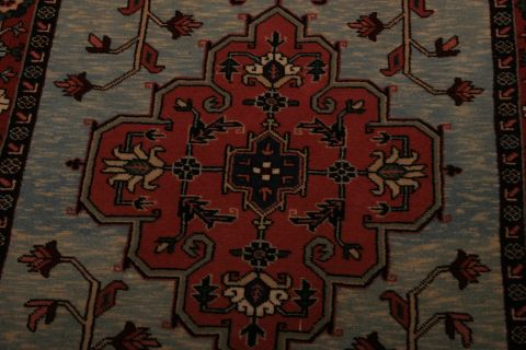 Tabriz Multicolor Hand Knotted 32 X 50  Area Rug 155-74780 Image 5