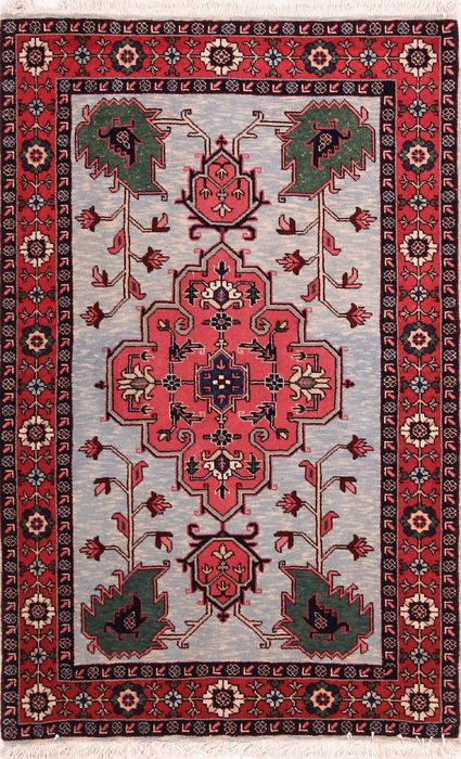 Tabriz Multicolor Hand Knotted 32 X 50  Area Rug 155-74780 Image 0