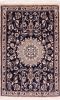 Nain Blue Hand Knotted 29 X 43  Area Rug 100-74801 Thumb 0