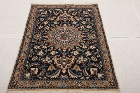 Nain Blue Hand Knotted 29 X 45 Area Rug 155-74803 Image 1