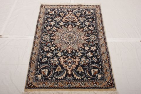 Nain Blue Hand Knotted 29 X 45 Area Rug 155-74803 Image 2