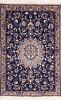 Nain Blue Hand Knotted 210 X 45  Area Rug 100-74809 Thumb 0