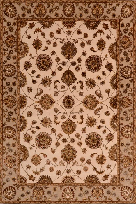 Jaipur Brown Hand Knotted 55 X 82 Area Rug 100-74813 Image 0
