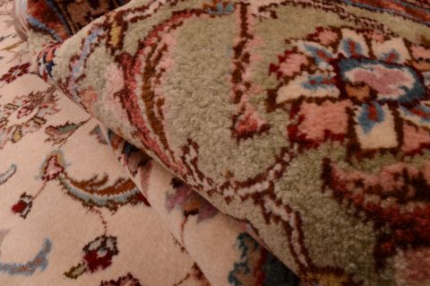 Tabriz Brown Hand Knotted 62 X 99 Area Rug 100-74822 Image 1