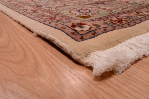 Tabriz Brown Hand Knotted 62 X 99 Area Rug 100-74822 Image 9