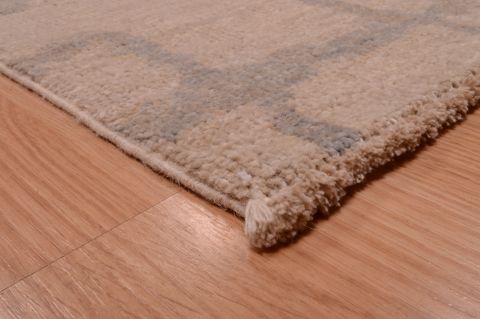 Modern White Hand Knotted 60 X 86 Area Rug 100-74831 Image 7