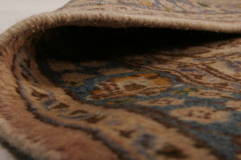 Tabriz Beige Hand Knotted 112 X 147 Area Rug 155-74834 Image 6