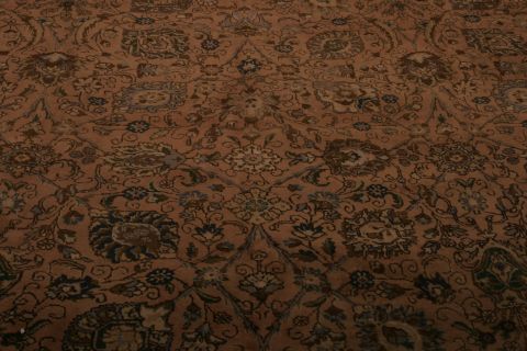 Tabriz Beige Hand Knotted 112 X 147 Area Rug 155-74834 Image 9