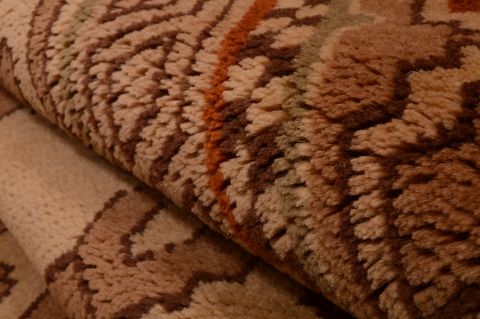 Shiraz Brown Hand Knotted 67 X 93 Area Rug 100-74846 Image 6