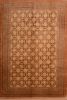 Shiraz Brown Hand Knotted 67 X 93 Area Rug 100-74846 Thumb 0