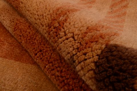 Shiraz Brown Hand Knotted 61 X 83 Area Rug 100-74851 Image 5