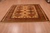 Shiraz Brown Square Hand Knotted 68 X 710  Area Rug 100-74854 Thumb 3