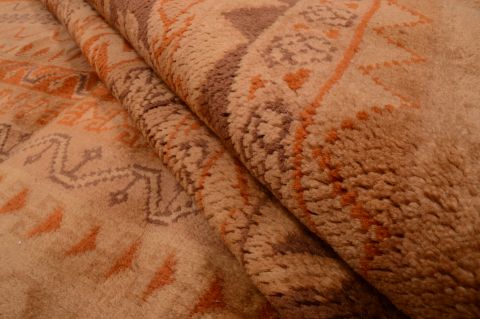 Baluch Brown Square Hand Knotted 83 X 84 Area Rug 100-74855 Image 16